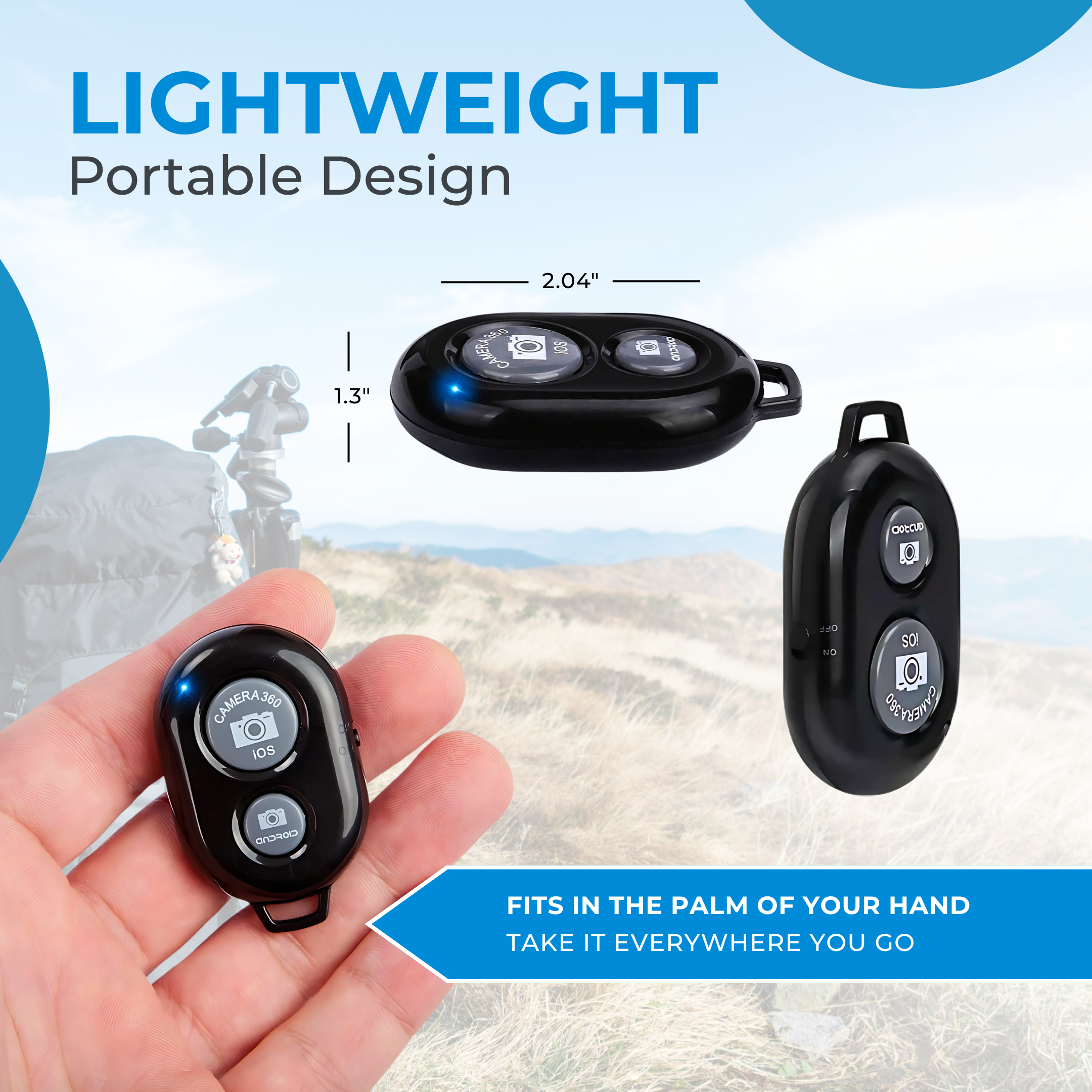 ThePhotoStick Quick Click Remote features