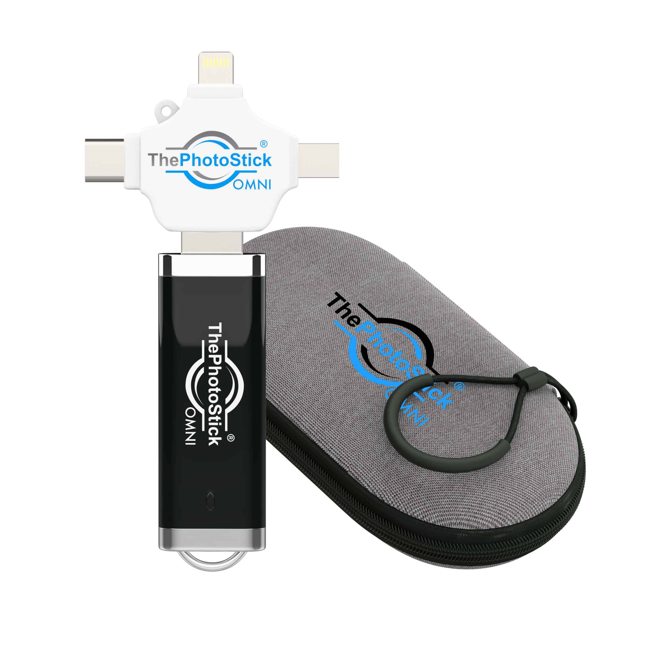 ThePhotoStick Omni 128GB with Protective Case