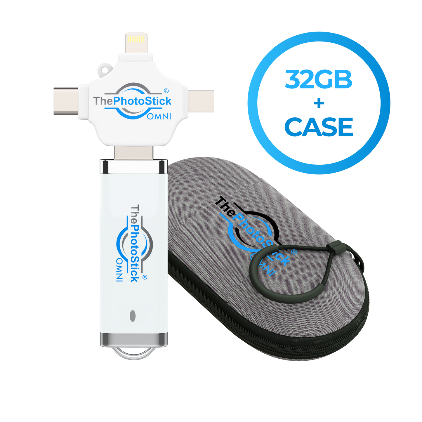 ThePhotoStick® Omni + Case - App Exclusive