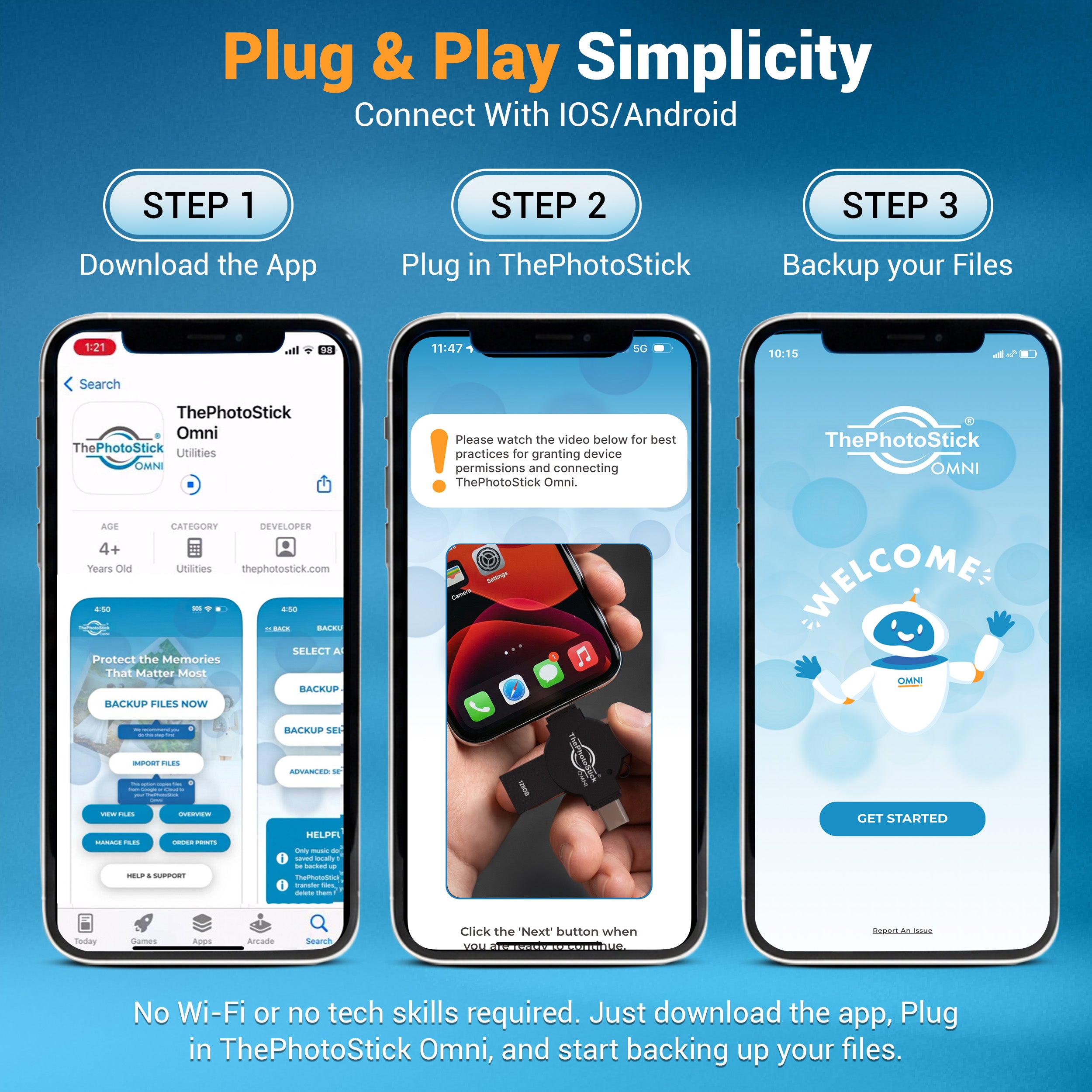 ThePhotoStick Omni X how to