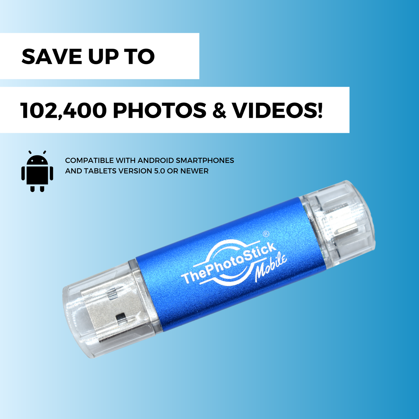 ThePhotoStick® Mobile 256 GB for Android