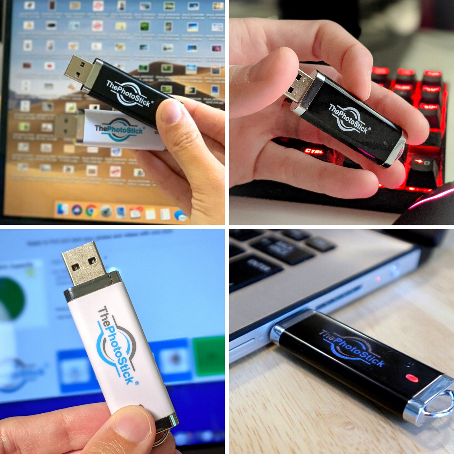 ThePhotoStick® 128 GB for PC and Mac