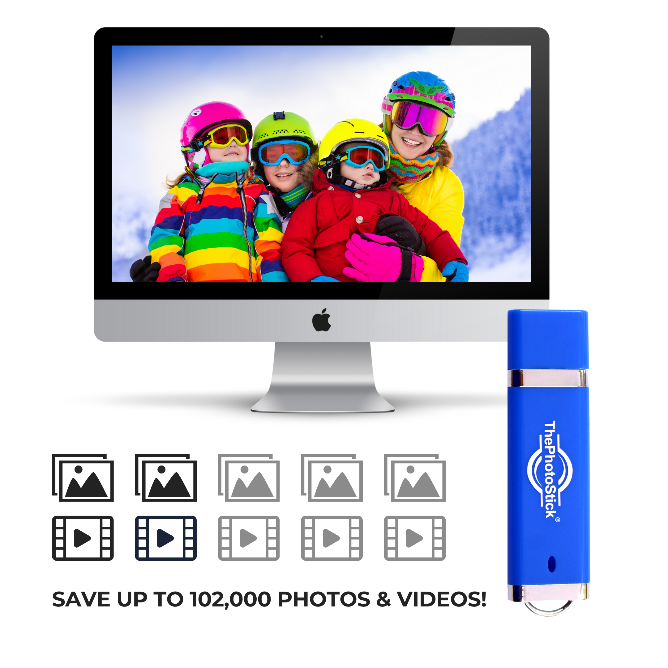 ThePhotoStick® for PC and Mac features