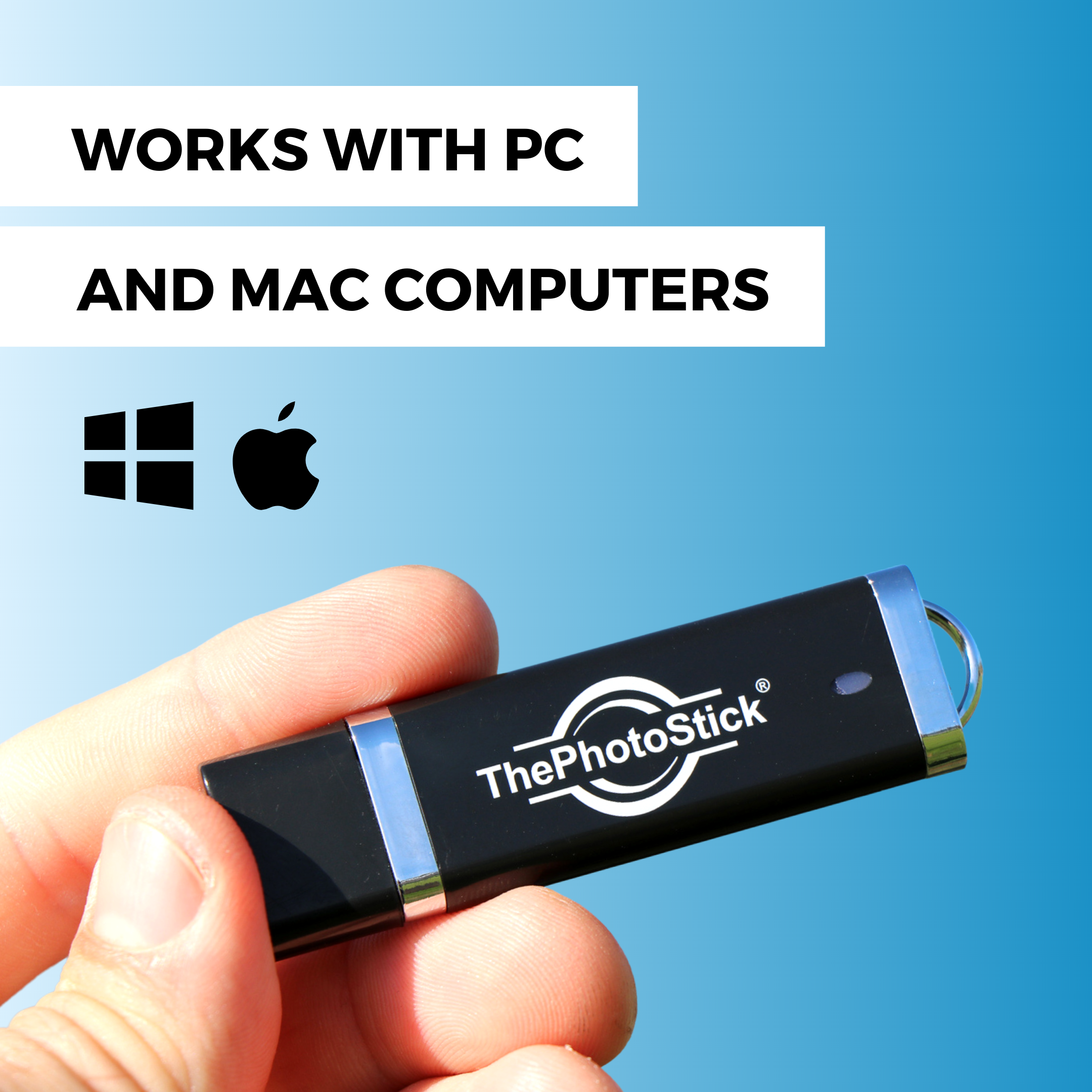 ThePhotoStick 128 GB for PC and Mac