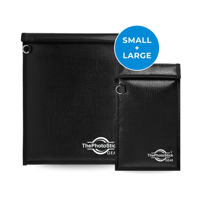 ThePhotoStick KeepSafe Pouch sizes