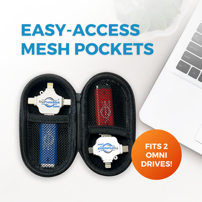 ThePhotoStick® Omni 32GB + Case