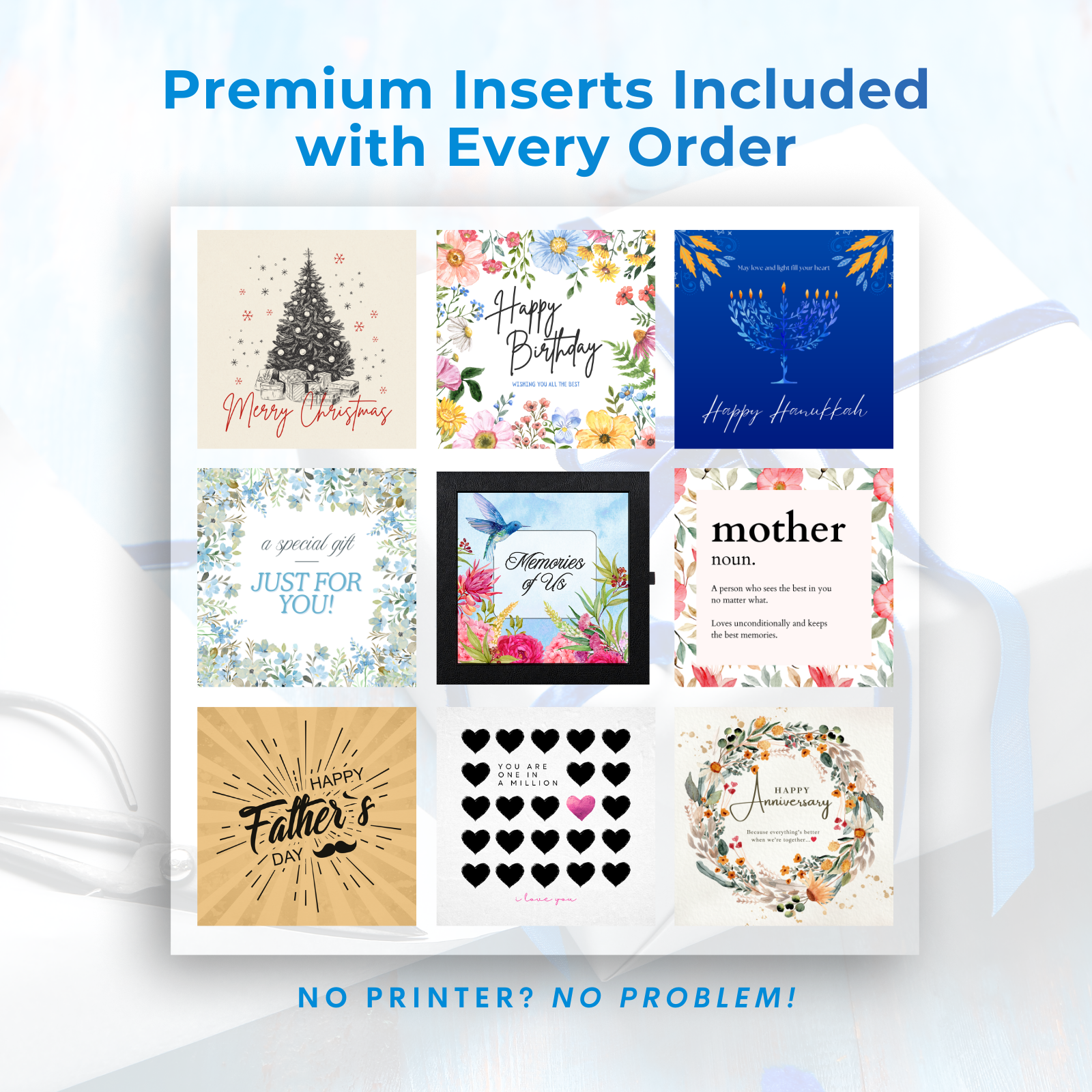 ThePhotoStick® Keepsake Frame Box