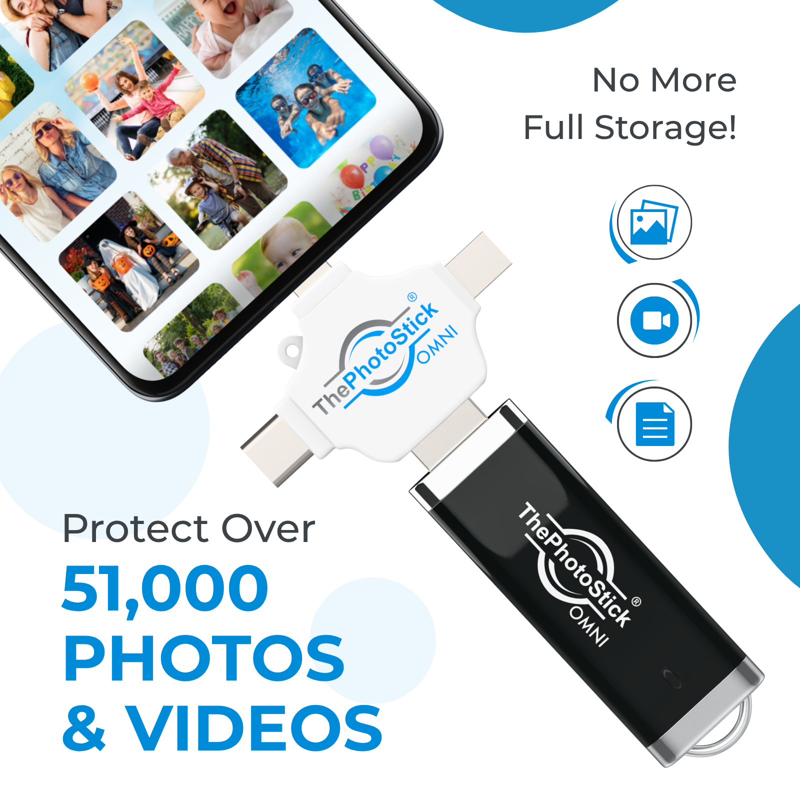 ThePhotoStick® Omni 128GB
