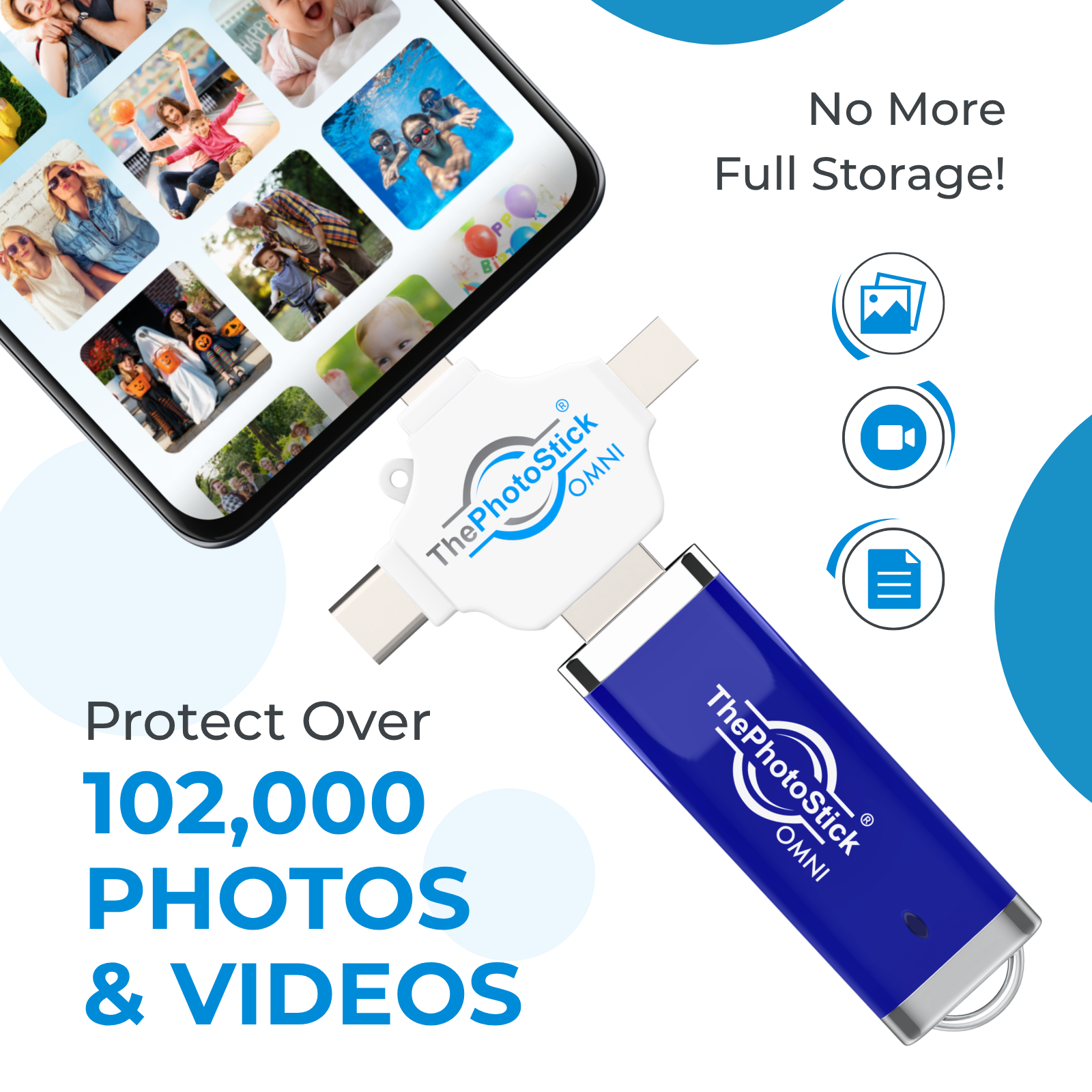 ThePhotoStick® Omni 256GB