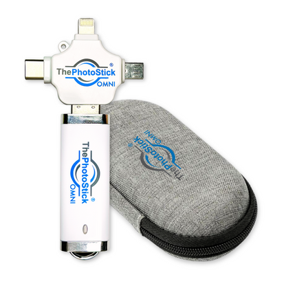 ThePhotoStick® Omni 64GB + Case