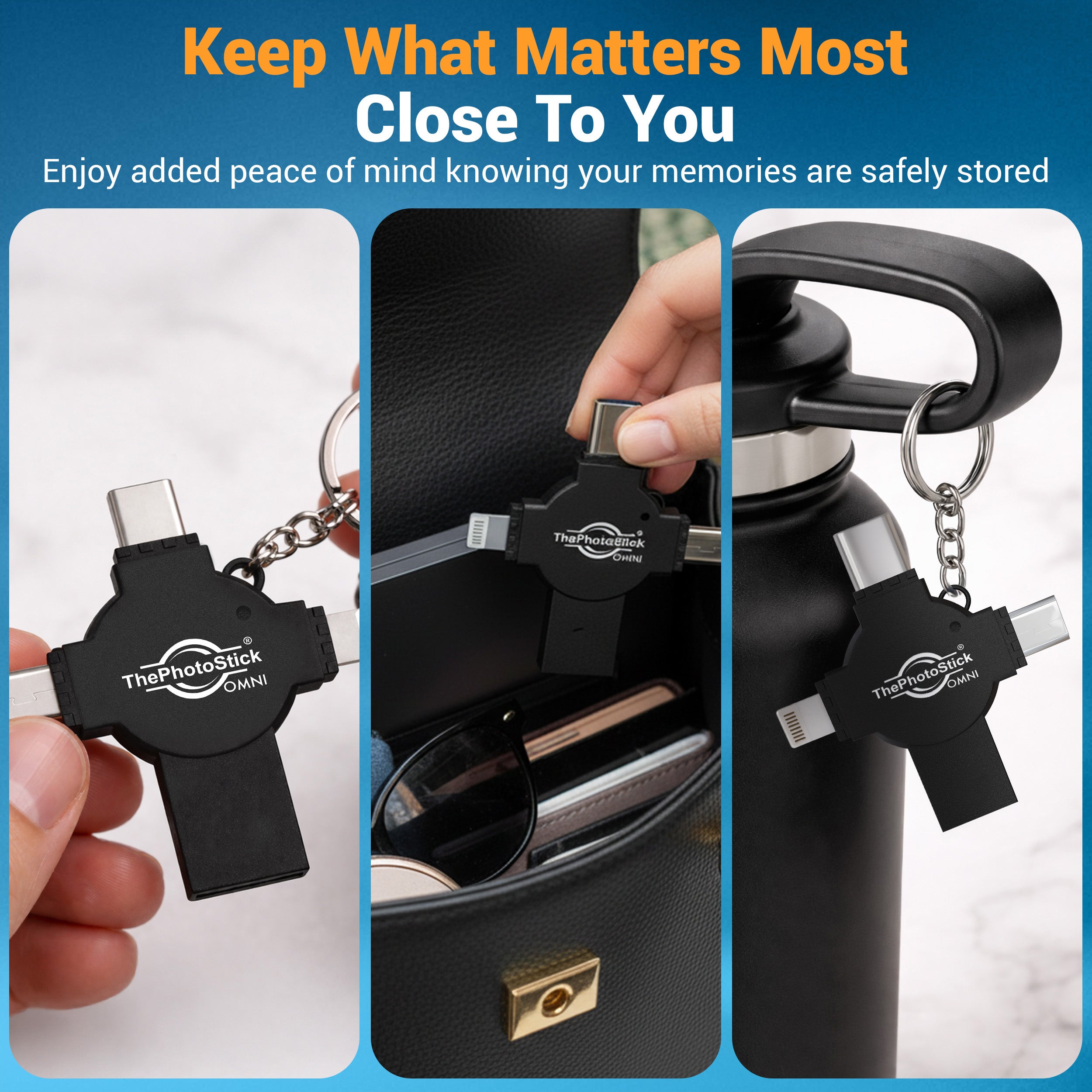 ThePhotoStick Omni X - Photo & Video Backup