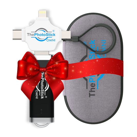 ThePhotoStick® Omni 128 Go + étui