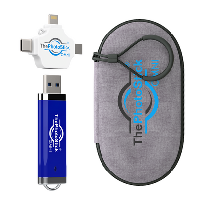 ThePhotoStick® Omni 256GB + Hülle