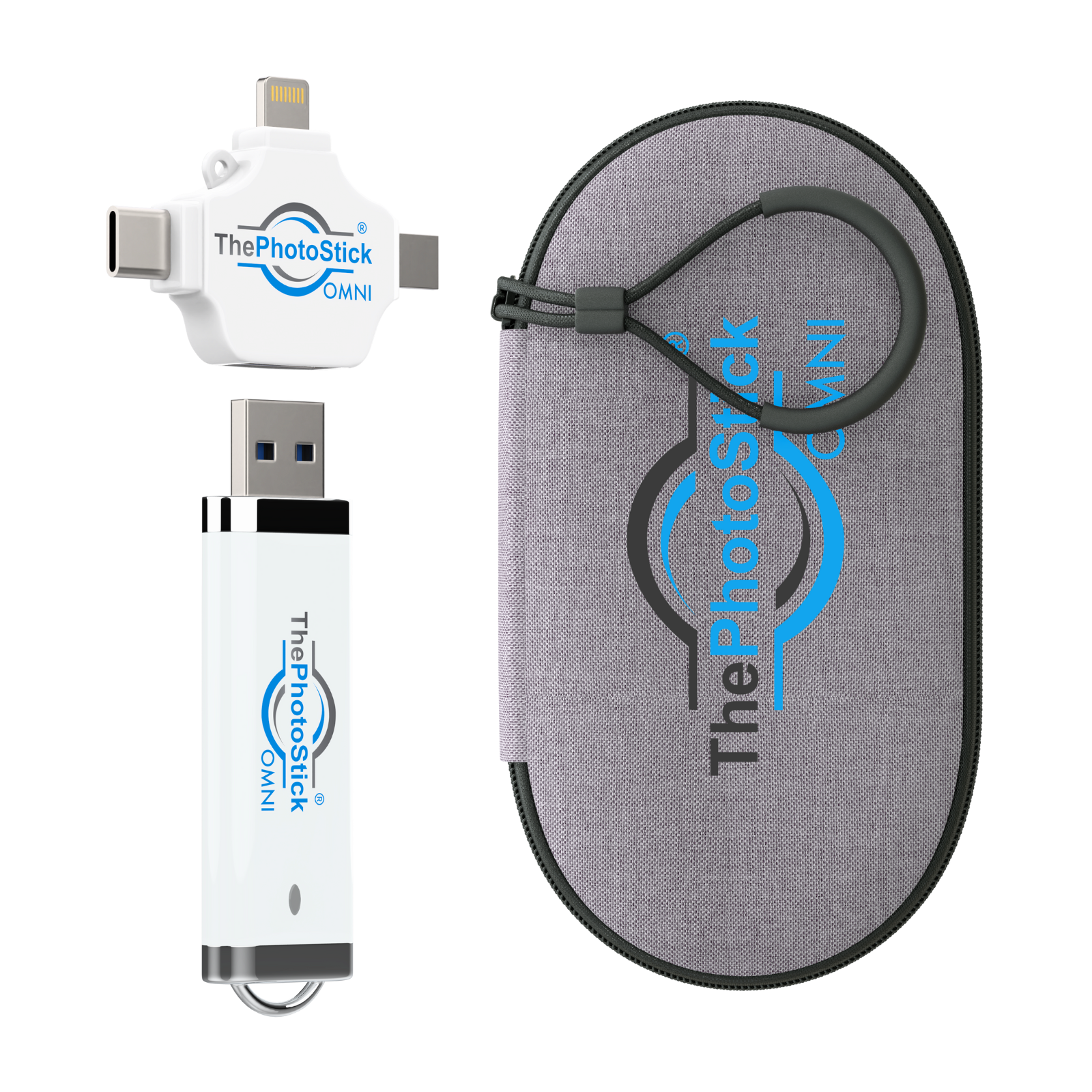 ThePhotoStick Omni 64GB with Protective Case