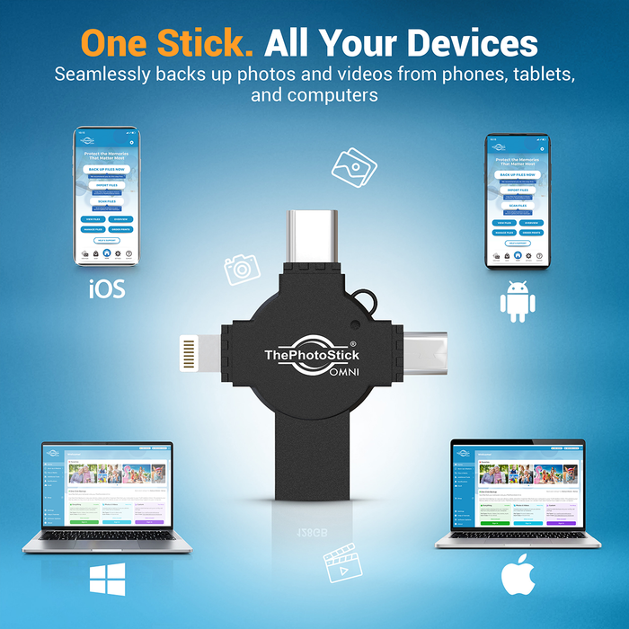 The PhotoStick Omni – Photo & Video Backup Made Easy