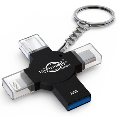 ThePhotoStick Omni X with key chain