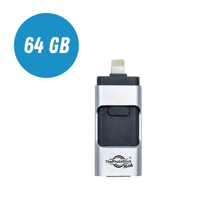 ThePhotoStick® Mobile 2.0 für iPhone und iPad (64 GB)