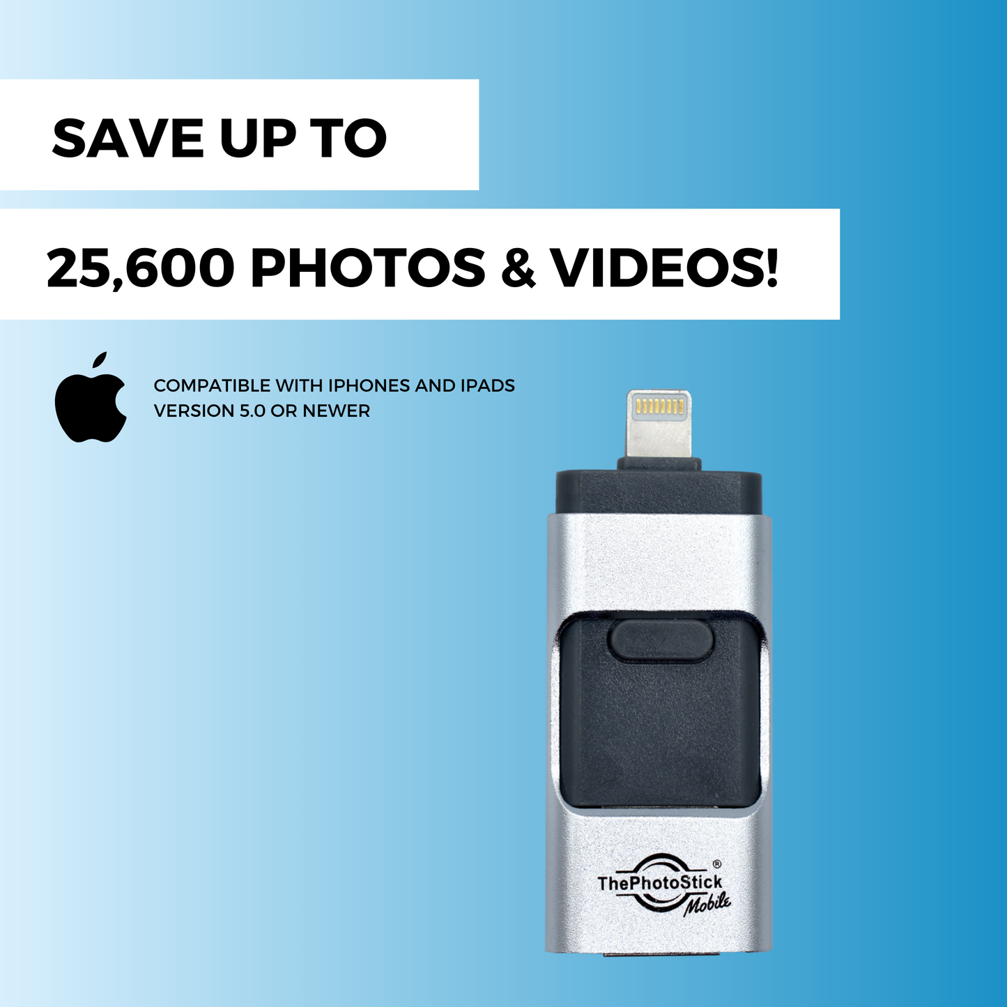 ThePhotoStick® Mobile 2.0 für iPhone und iPad (64 GB)